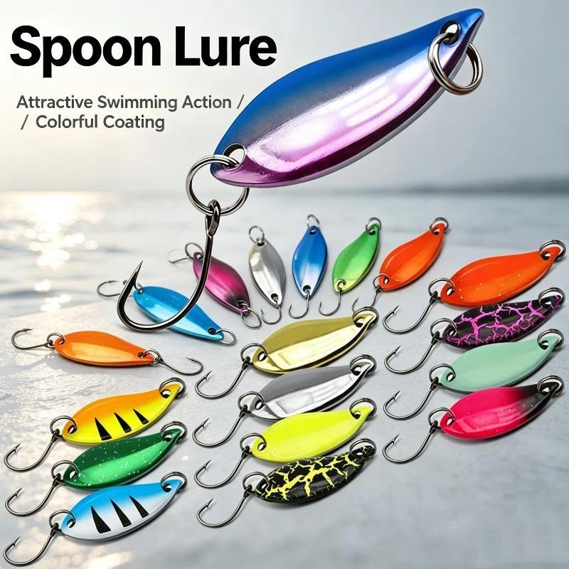 Fishing Lure Spoon - 2,5 г рыболовные блесны-ложки, 1/12 шт.,