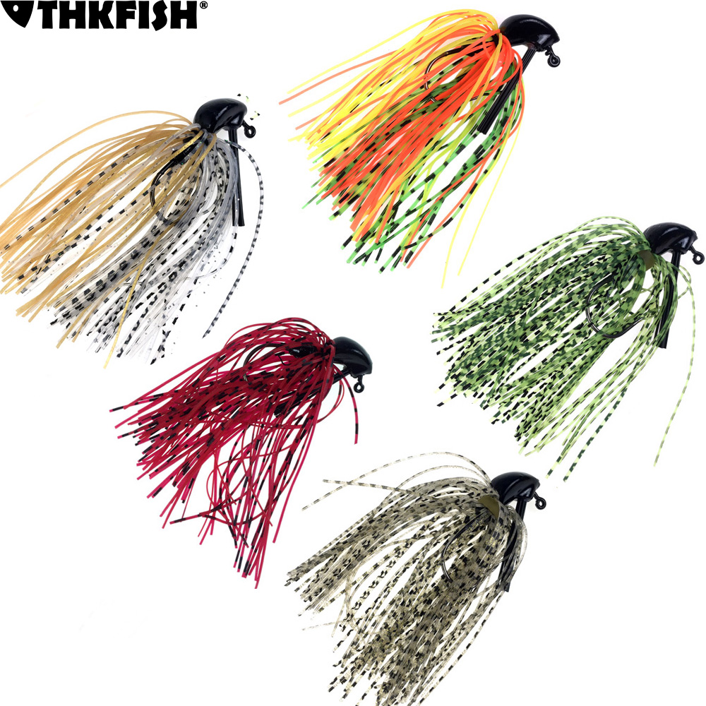Fishing Lure Buzzbait - THKFISH 5 шт., джиг-приманки, проволочная приманка,