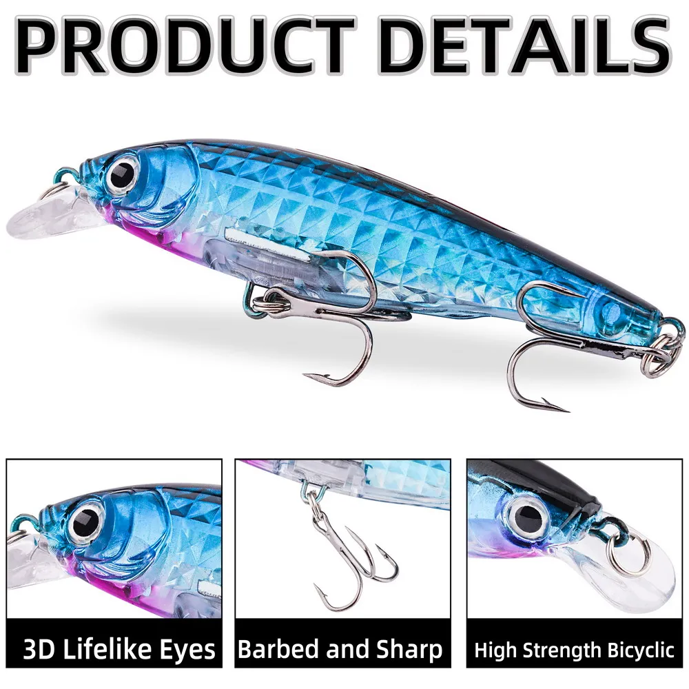 1 шт., лазерная рыболовная при – обзор и цена Fishing Lure Spinnerbait