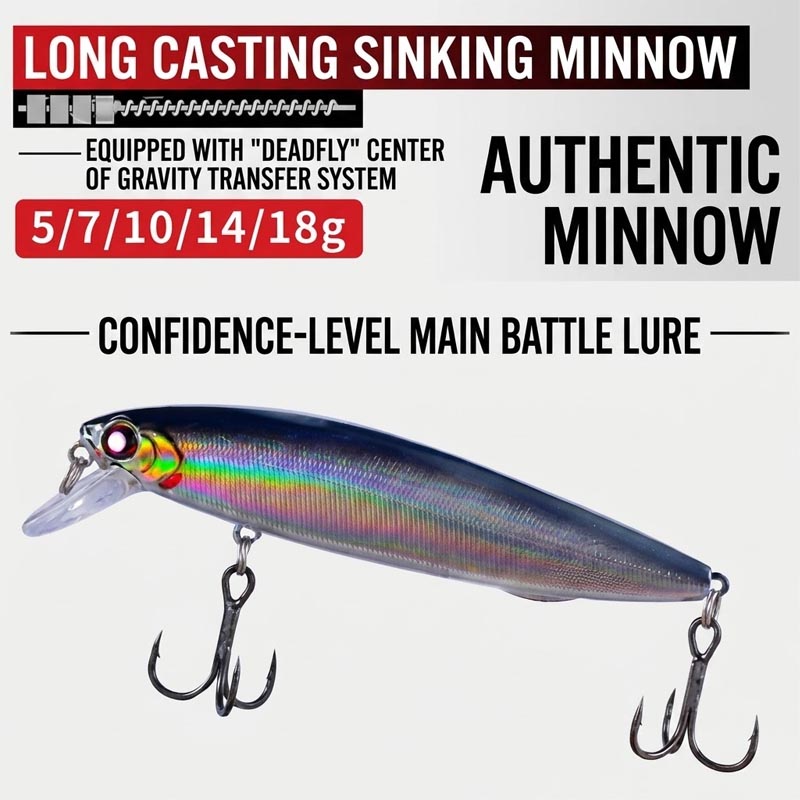 Тонущие приманки-минноу для ры – обзор и цена Fishing Lure Jerkbait